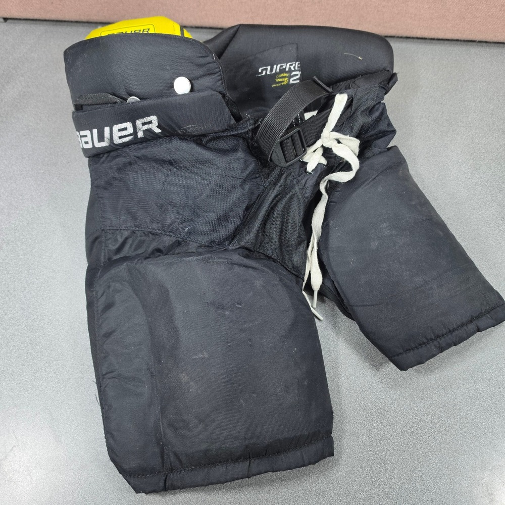 Bauer Supreme S27 Hockey Pants Junior Small Black Fair Condition Extension Fit